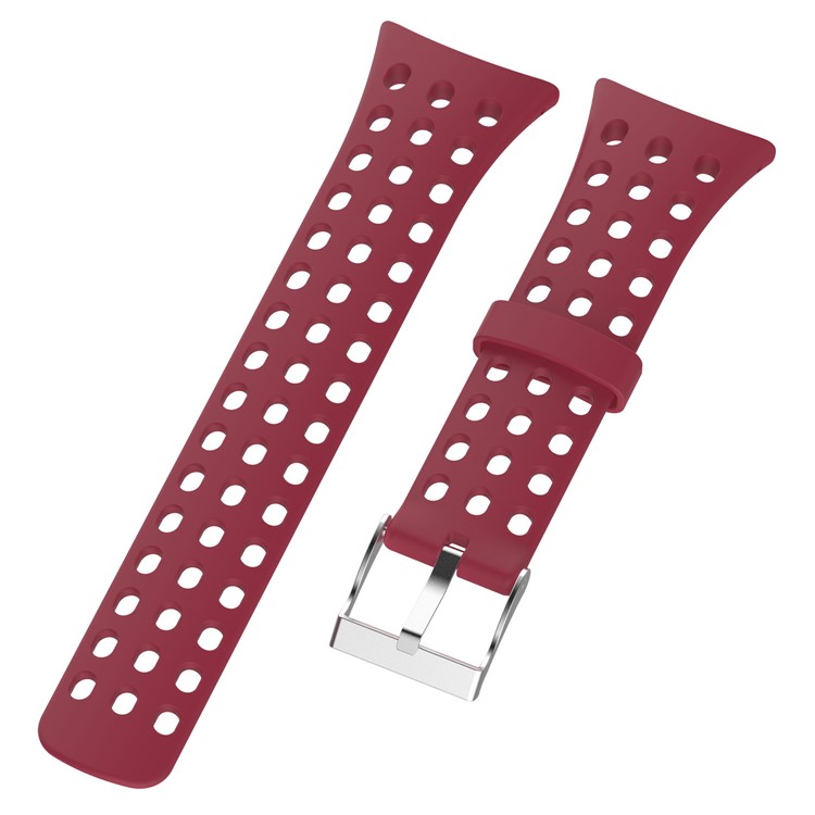 Men Soft Sports TPE Watch Strap Replacement for Suunto M1/M2/M4 /M5 - Red-1