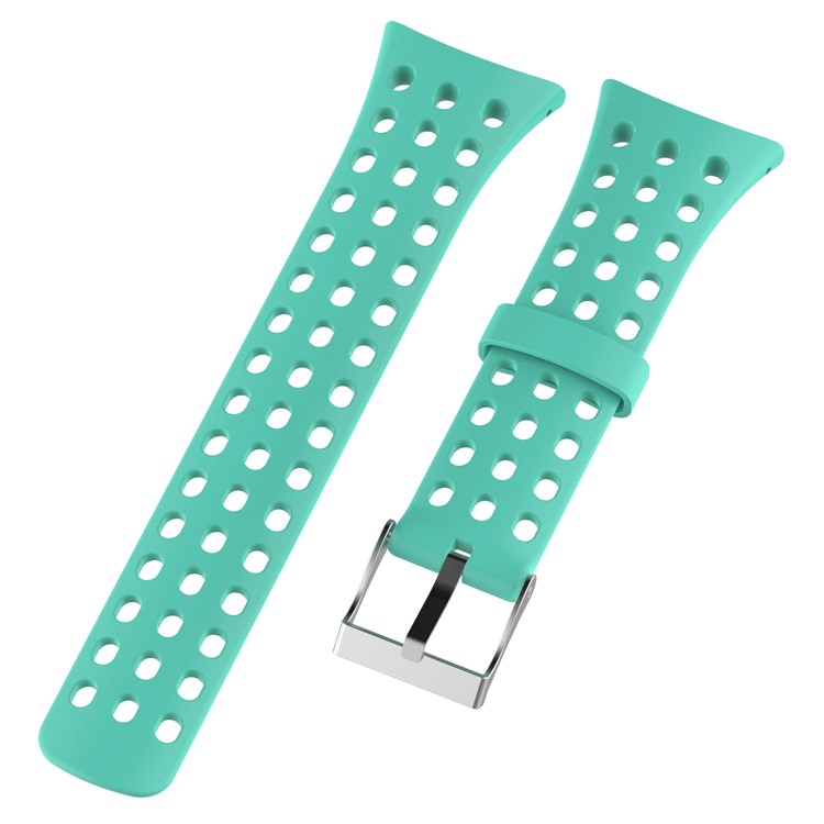 Men Soft Sports TPE Wristwatch Strap for Suunto M1/M2/M4 /M5 - Cyan-1