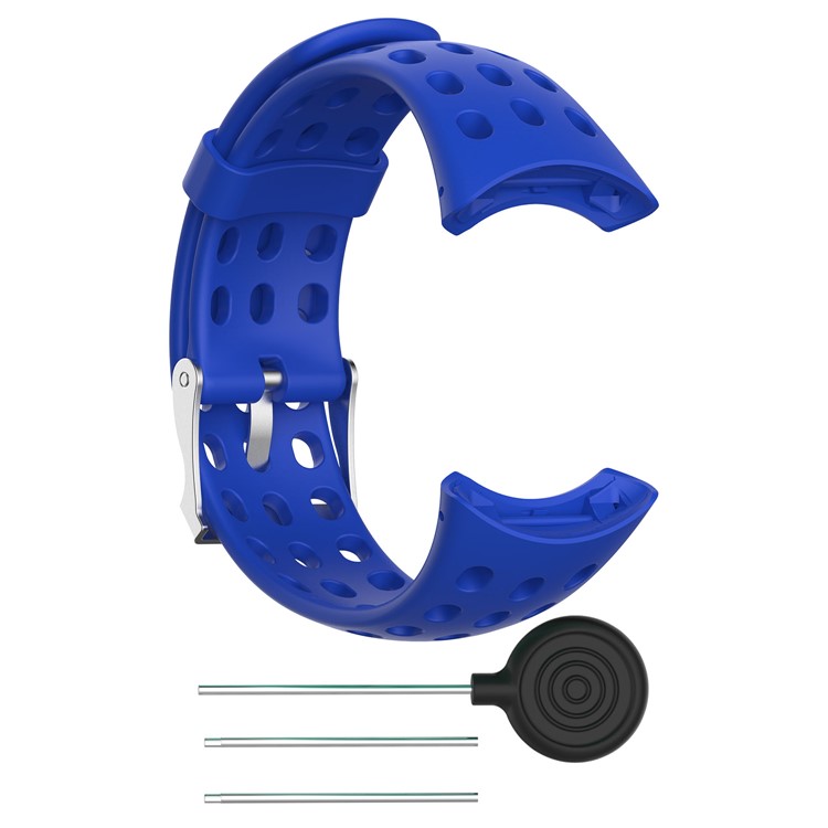 Men Soft Sports TPE Wristwatch Band for Suunto M1/M2/M4 /M5 - Blue-2