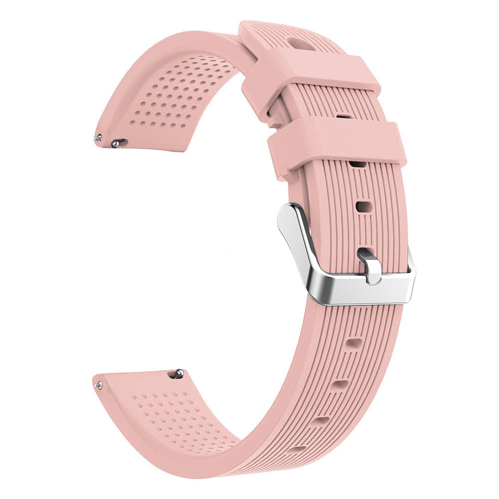 A Testa Enruga A Recolocação Macia Da Correia De Relógio Do Silicone Da Textura Para O Relógio Do Amazfit Do Huami - Rosa-1