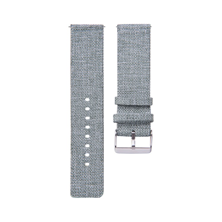 Metal Buckle Nylon Canvas Watch Band Bracelet for Garmin Vivoactive 3 / Vivomove HR - Green-1