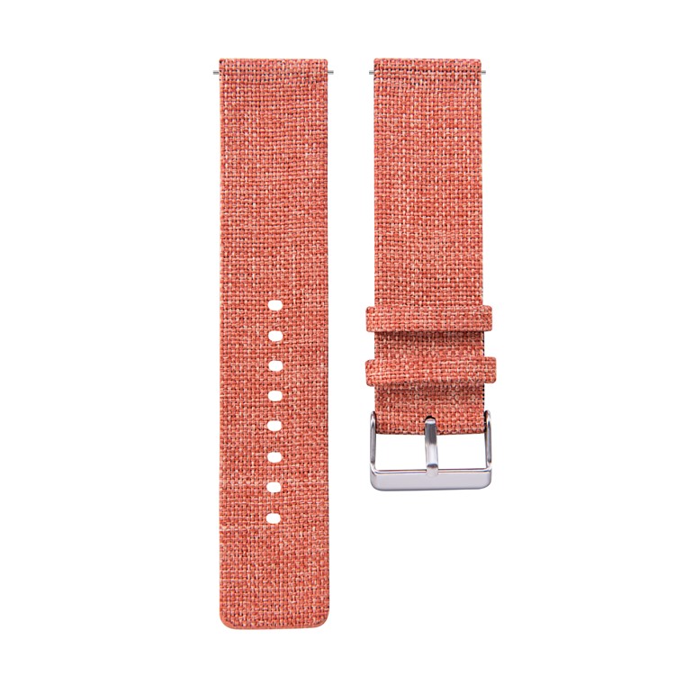 Classic Buckle Canvas Wristwatch Band for Huami Amazfit Watch Youth Edition - Orange-1