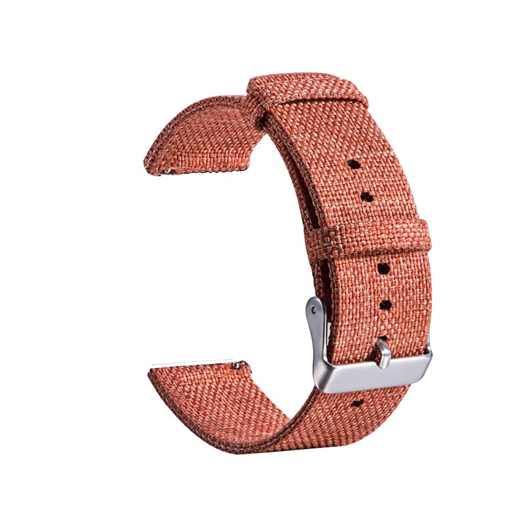Classic Buckle Canvas Wristwatch Band for Huami Amazfit Watch Youth Edition - Orange-3
