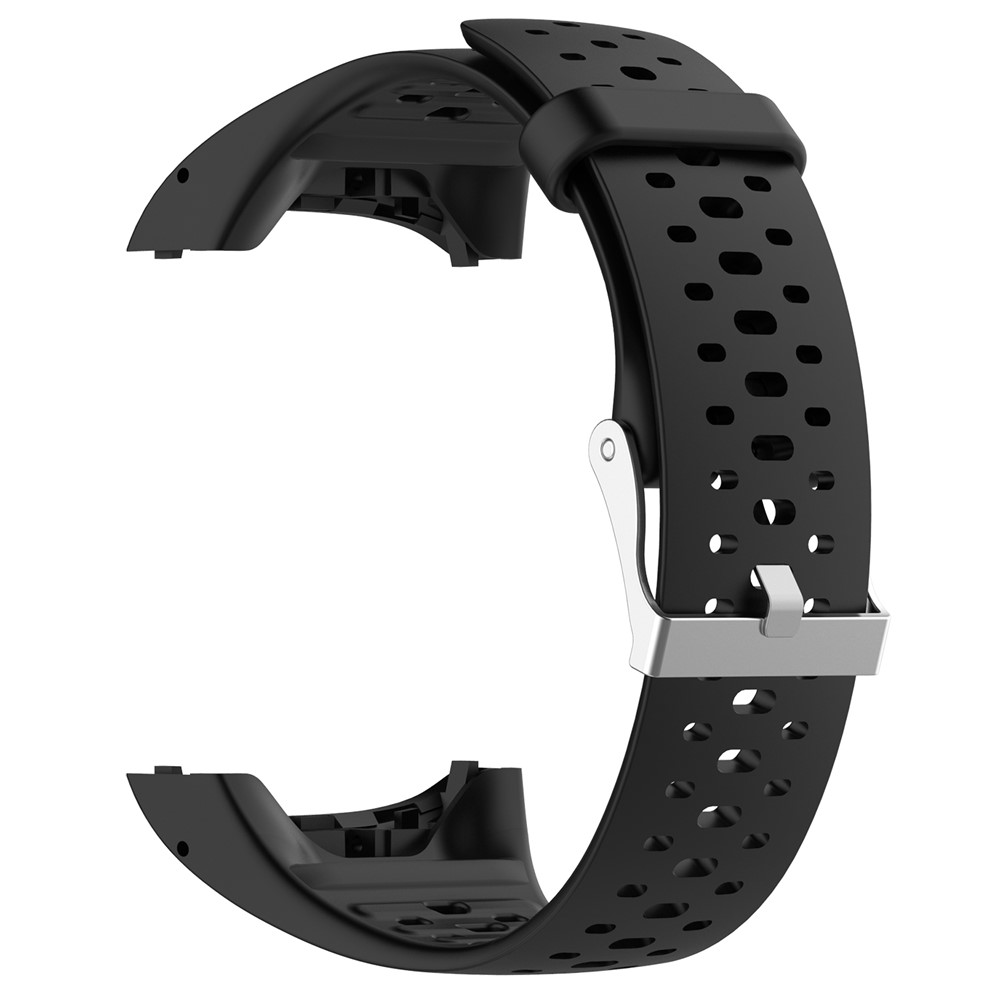 Silicone Watch Band with Installation Tools for Polar M400 / M430 - Black-3