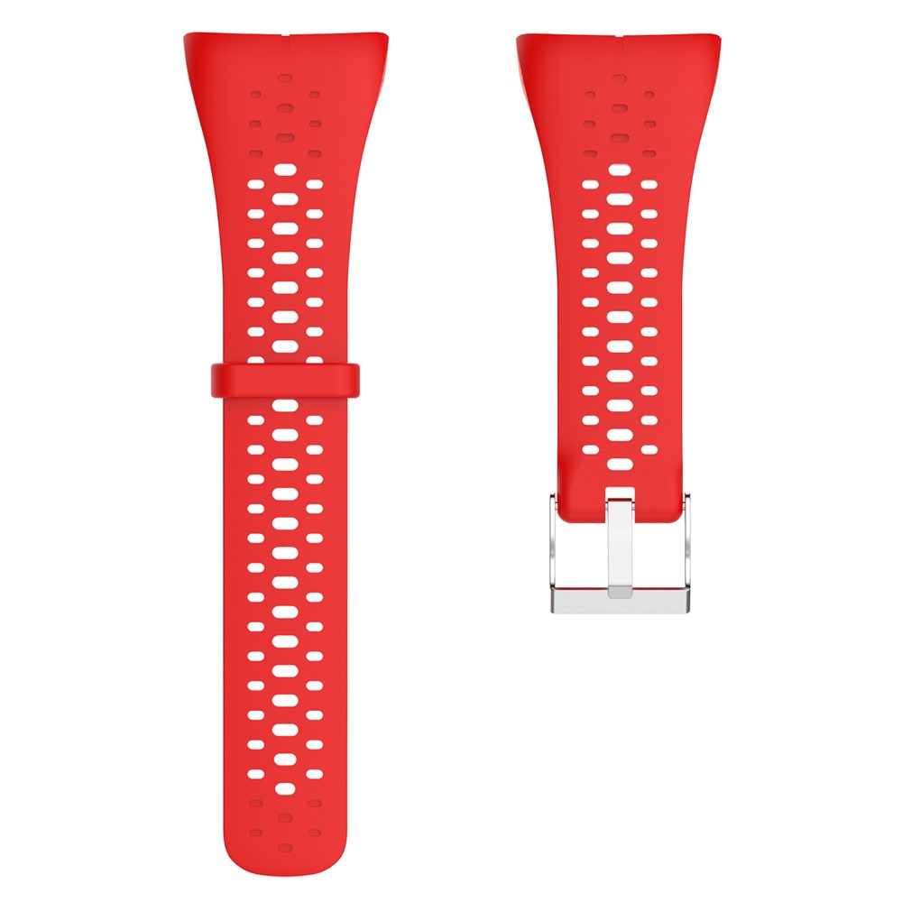 Silikon-Smart Watch-Band Für Polar M400 / M430, Einstellbarer Sport-Handgelenkband Mit Installationstools - Rot-3