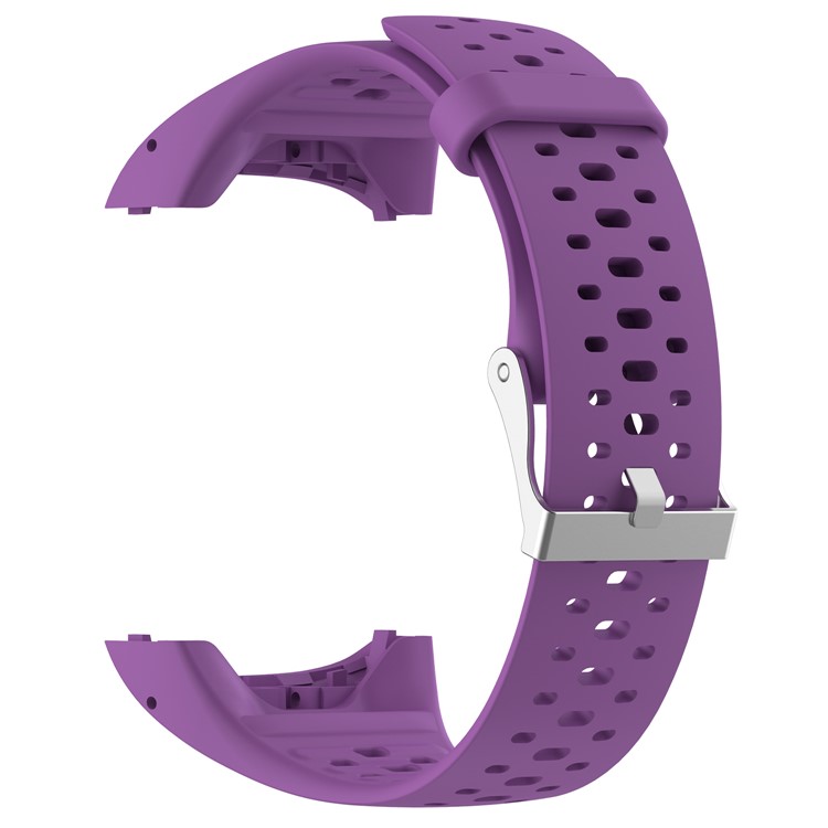 Soft Silicone Watch Band with Installation Tools for Polar M400 / M430 - Purple-2