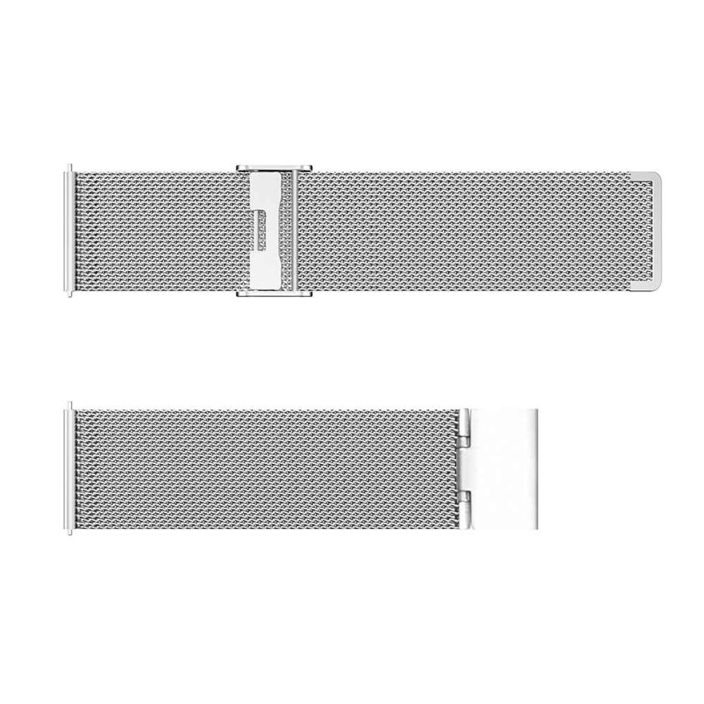 Luxury Milanese Stainless Steel Watch Strap Replace Part for Fitbit Versa - Silver-3