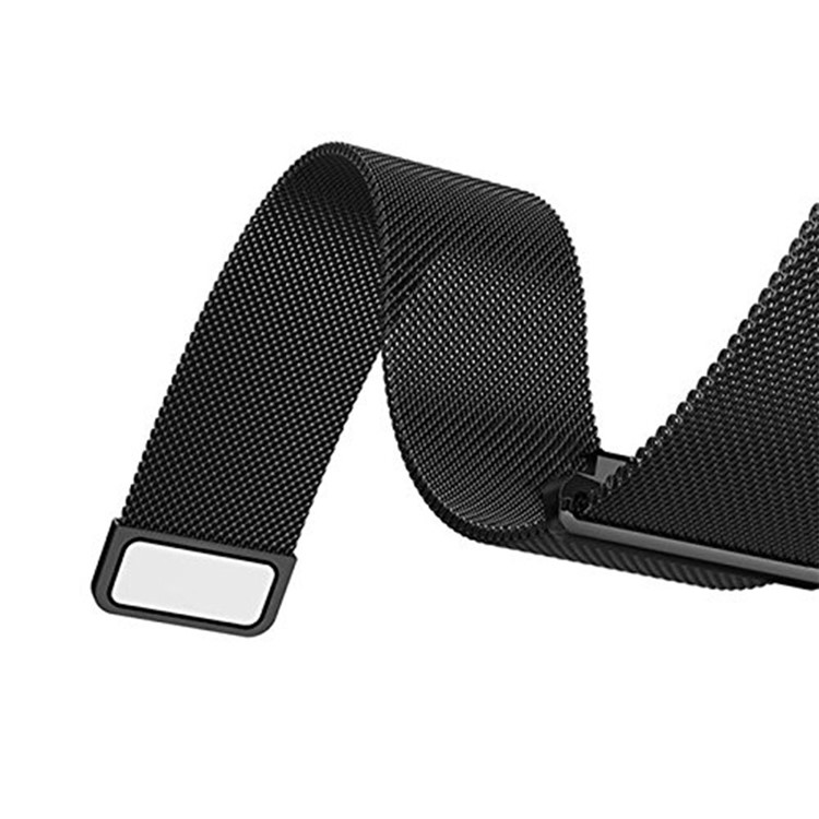 18mm Luxury Milanese Stainless Steel Magnetic Watch Band Part for Huawei TalkBand B5 - Black-3