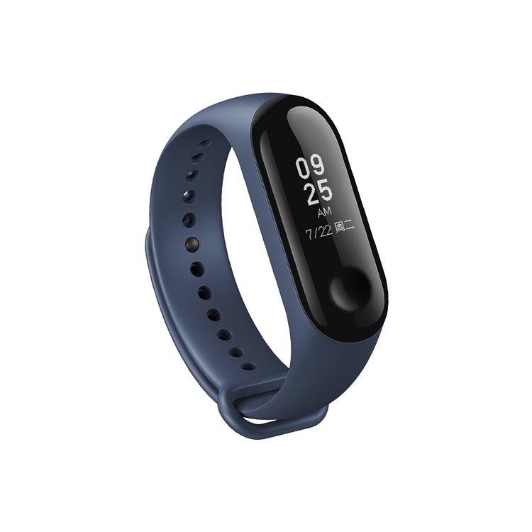 XIAOMI Flexible TPU Wrist Band Replacement for Xiaomi Mi Band 3 - Dark Blue-2