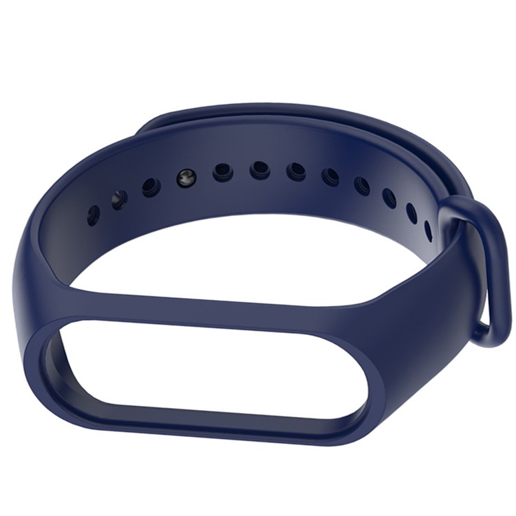 XIAOMI Flexible TPU Wrist Band Replacement for Xiaomi Mi Band 3 - Dark Blue-3