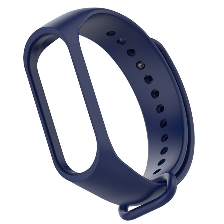 XIAOMI Flexible TPU Wrist Band Replacement for Xiaomi Mi Band 3 - Dark Blue-4