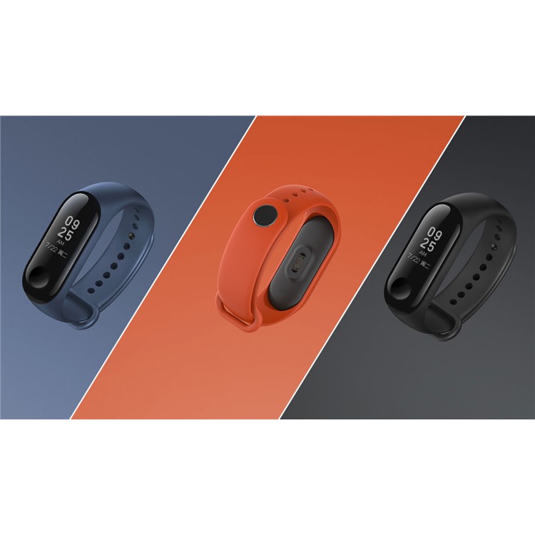 XIAOMI Flexible TPU Wrist Band Replacement for Xiaomi Mi Band 3 - Dark Blue-5