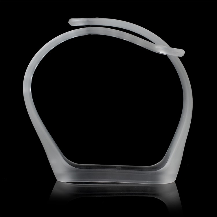 Clear Jelly Soft Silicone Watch Strap for Xiaomi Mi Band 3 - Transparent-3
