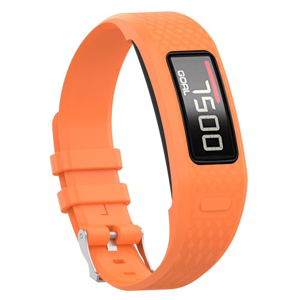 Soft Flexible Silicone Watch Strap for Garmin Vivofit 1 / Vivofit 2 - Size: L / Orange-3
