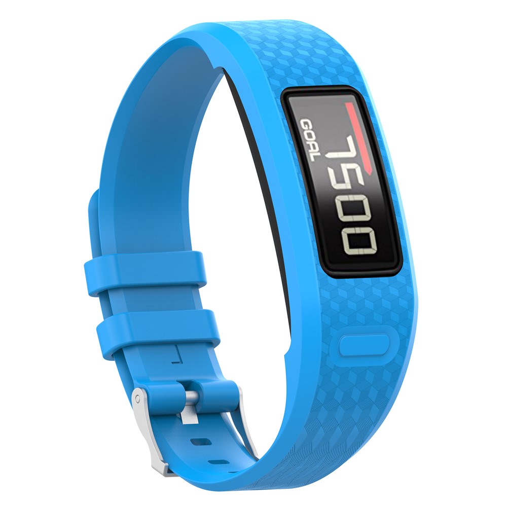 Weiche Flexible Silikon -armbanduhr Für Garmin Vivofit 1 / Vivofit 2 - Größe L / Blau