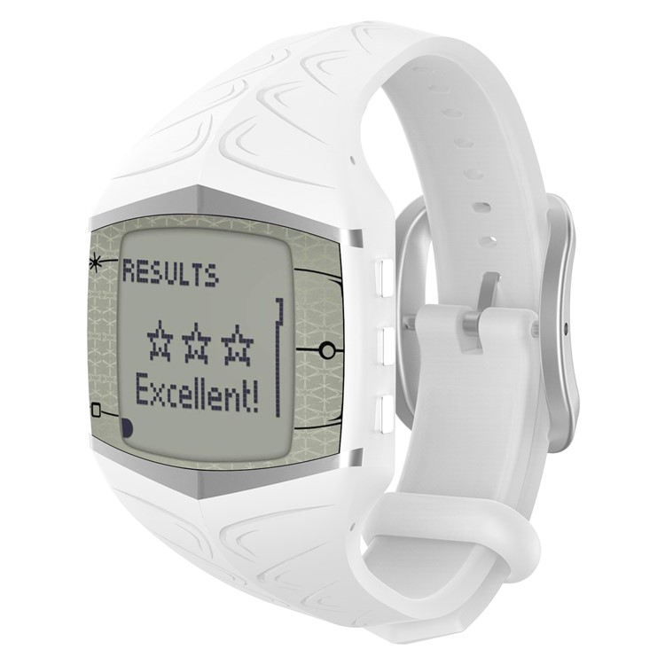 Women Silicone Sport Watch Band with Installation Tools for Polar FT60 - White-2