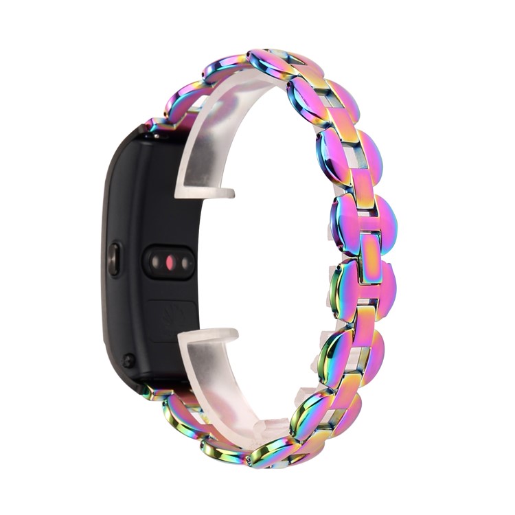 D-shape Rhinestone Decor Metal Watch Band for Huawei TalkBand B5 - Multi-color-2