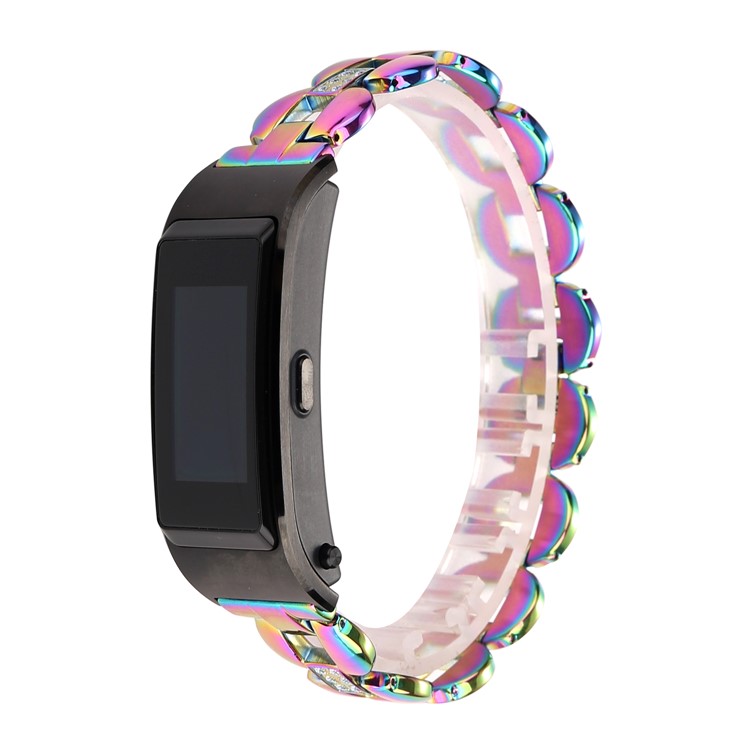 D-shape Rhinestone Decor Metal Watch Band for Huawei TalkBand B5 - Multi-color-3