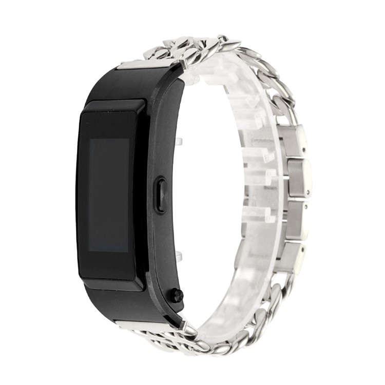 Cowboy Chain Metal Watch Band for Huawei TalkBand B5 - Silver-1