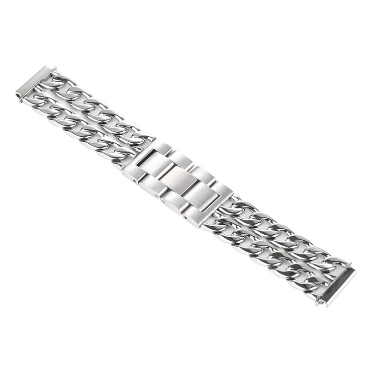 Cowboy Chain Metal Watch Band for Huawei TalkBand B5 - Silver-3