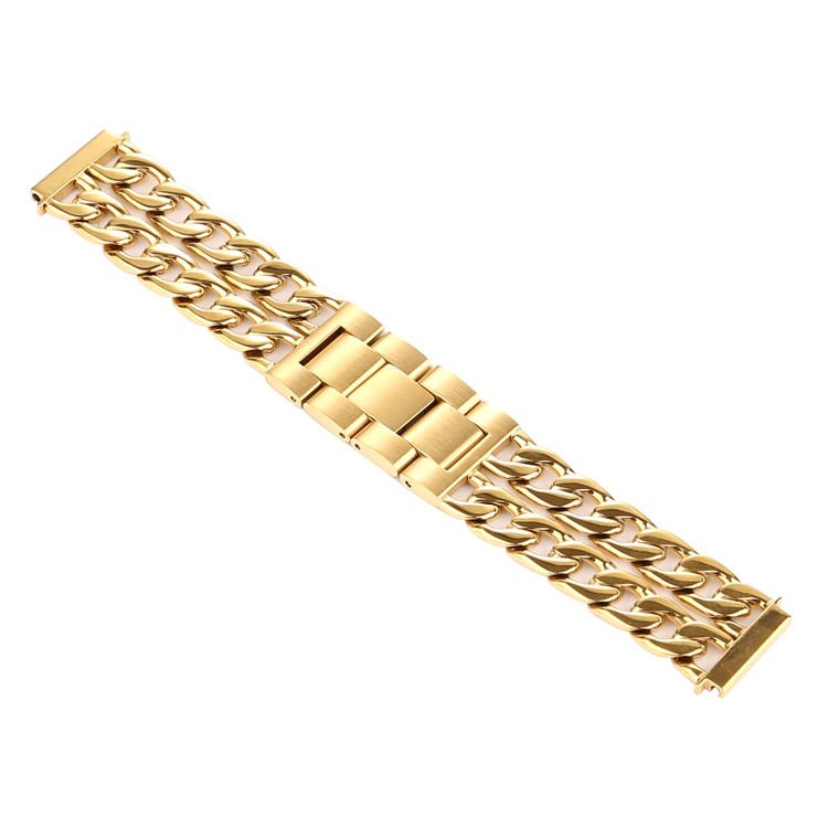 Cowboy Chain Metal Watch Band Replacement for Huawei TalkBand B5 - Gold-3