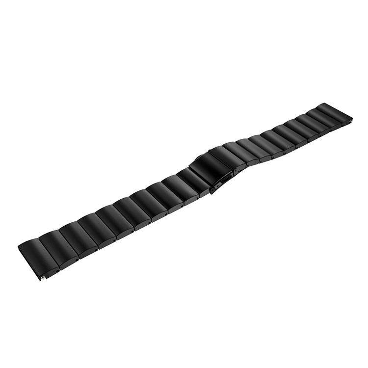 One Bead Classic Buckle Metal Watch Strap for Huawei TalkBand B5 - Black-2