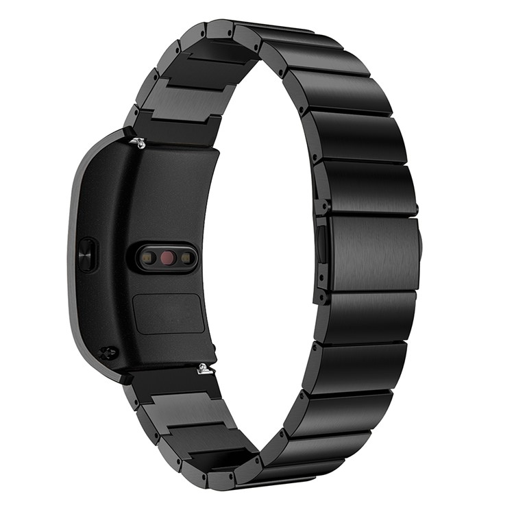 One Bead Classic Buckle Metal Watch Strap for Huawei TalkBand B5 - Black-4