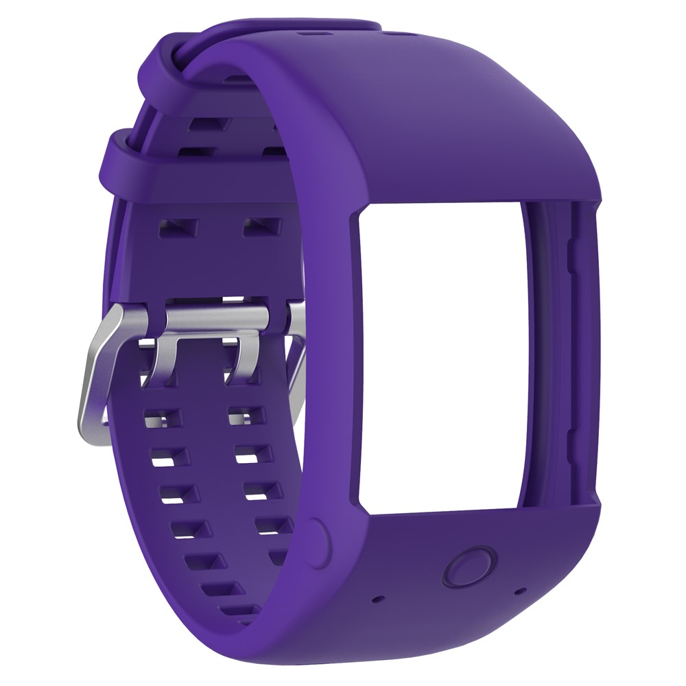 Soft Silicone Flexible Wrist Strap for Polar M600 Smart Watch - Purple-1
