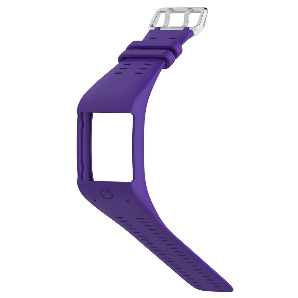 Soft Silicone Flexible Wrist Strap for Polar M600 Smart Watch - Purple-4