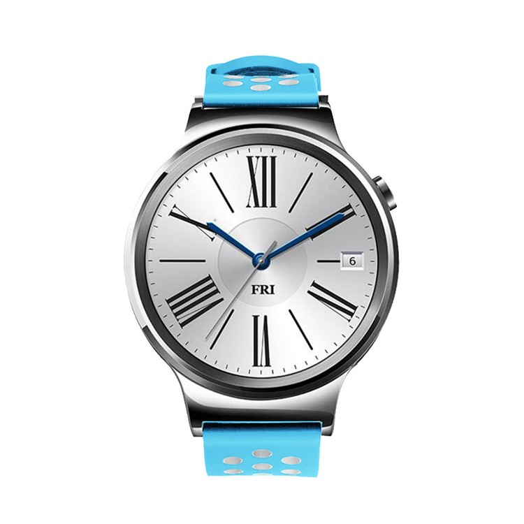 Banda de Relógio de Pulso de Silicone Para Dois Tons Para Samsung Gear S3 Frontier / S3 Classic - Azul / Branco-5