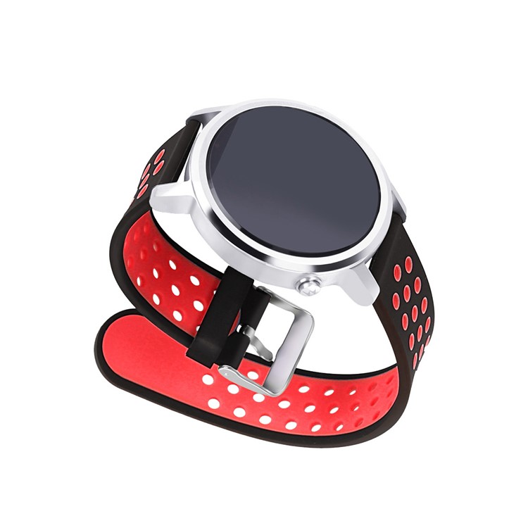 Two-tone Silicone Watch Band for Xiaomi Huami Amazfit Stratos 2 / 2s - Black / Red-2