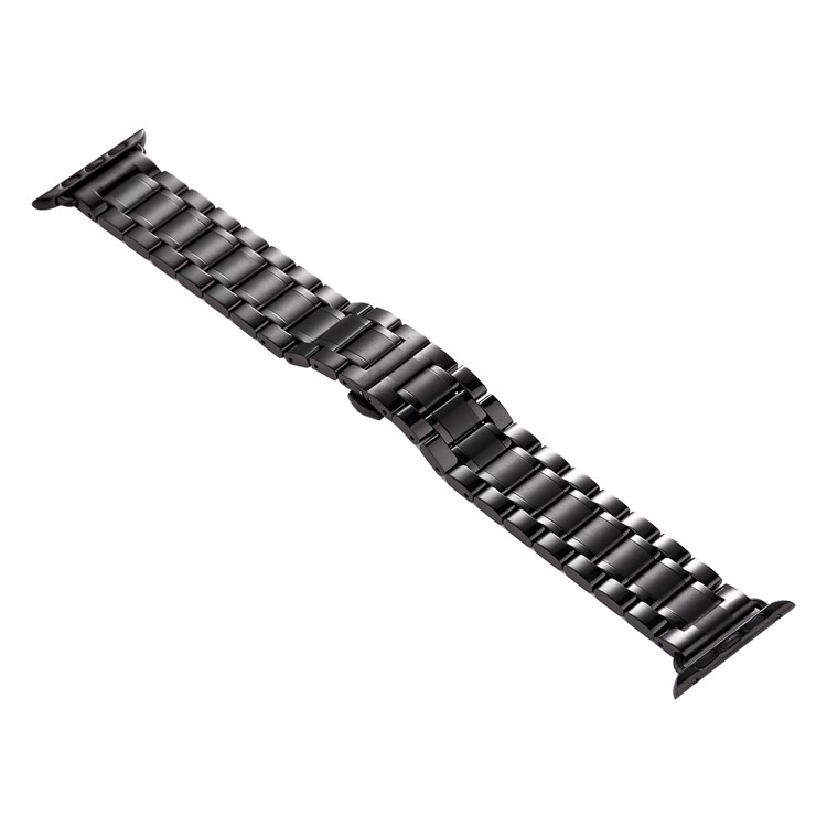 Stainless Steel Smart Watch Band Part for Apple Watch Series 3 / 2 / 1 42mm - Black-3