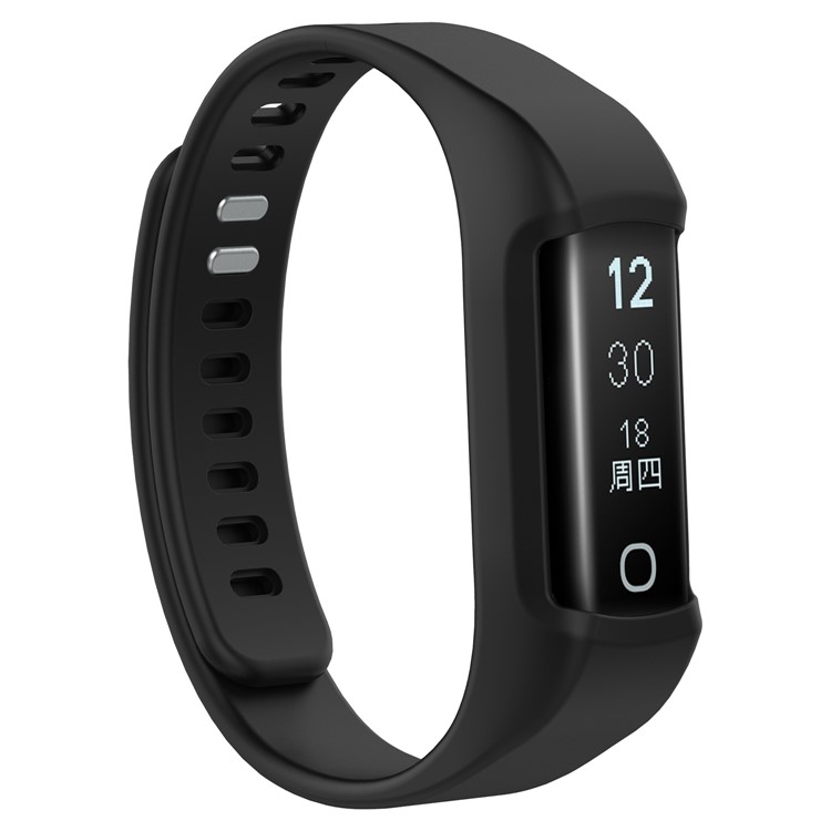 Flexible Silicone Watch Strap for TicWatch TicBand - Black-2