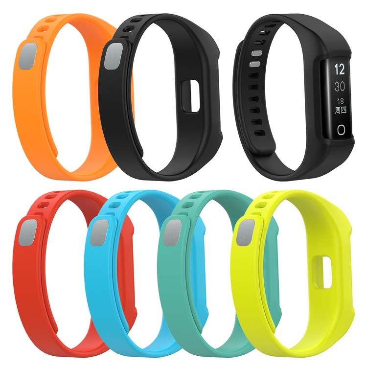 Flexible Silicone Watch Strap for TicWatch TicBand - Black-5