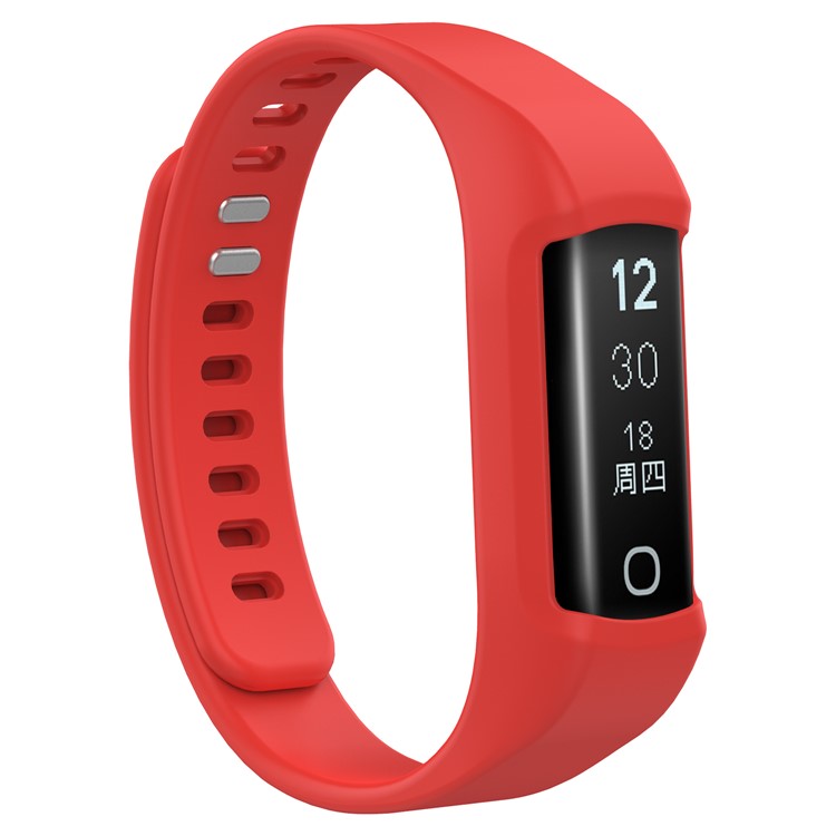 Flexible Silicone Watch Strap Accessory for TicWatch TicBand - Red-2