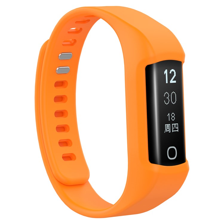 Flexible Silicone Watch Band Strap for TicWatch TicBand - Orange-2