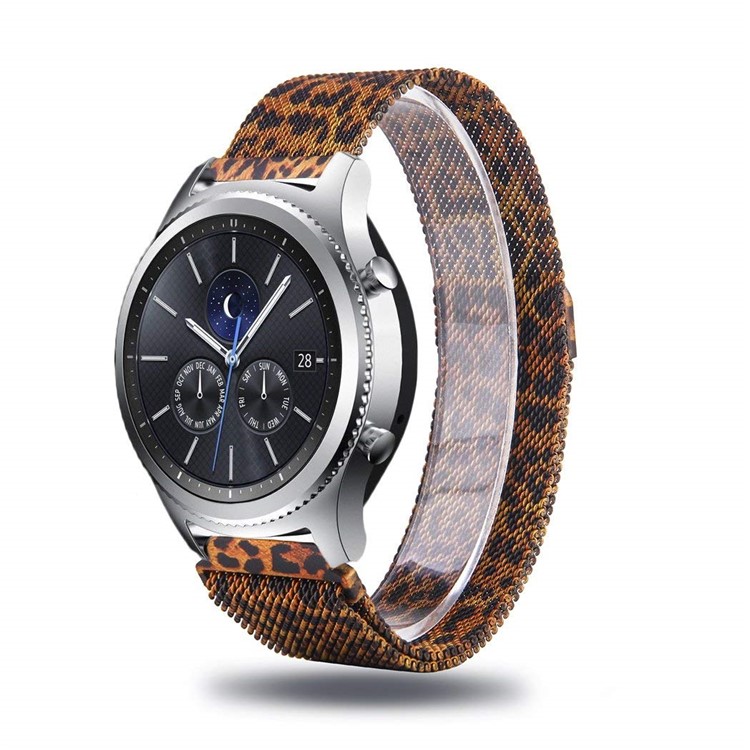 Milanese Metal Wristband Watch Band Strap for Samsung Gear S3 Frontier / S3 Classic - Leopard Pattern-2