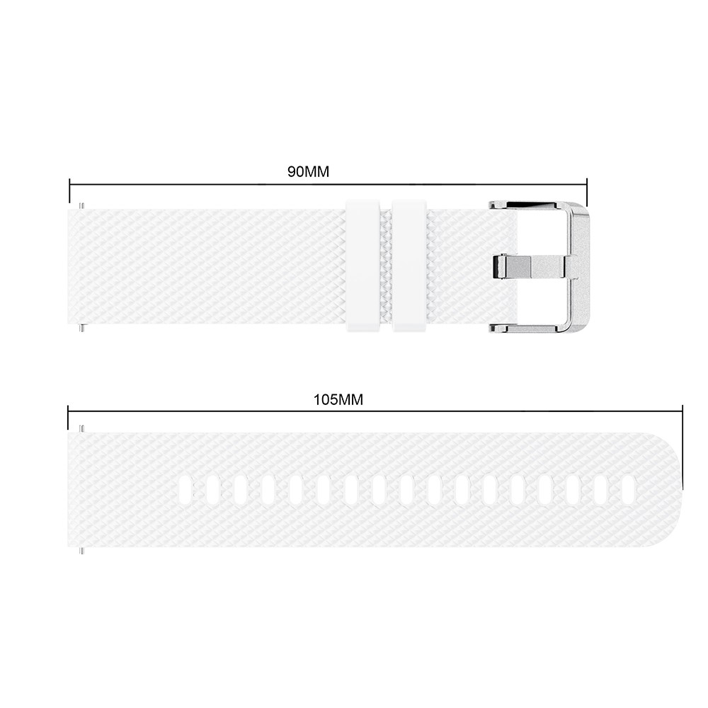 Faixa De Relógio De Silicone Para Samsung Galaxy Watch 42mm - Branco-3