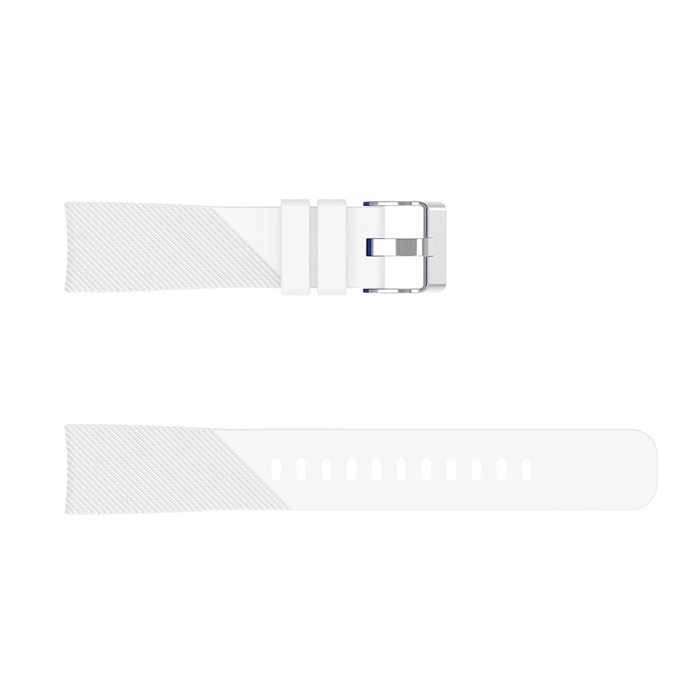 Twill Grain Silicone Watchband Strap Replacement for Samsung Galaxy Watch 42mm - White-5