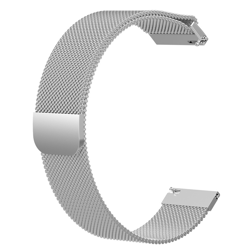 Bracelet De Montre Magnétique En Acier Inoxydable Milanais Élégant Pour Montre Samsung Galaxy 46mm - Argent-3