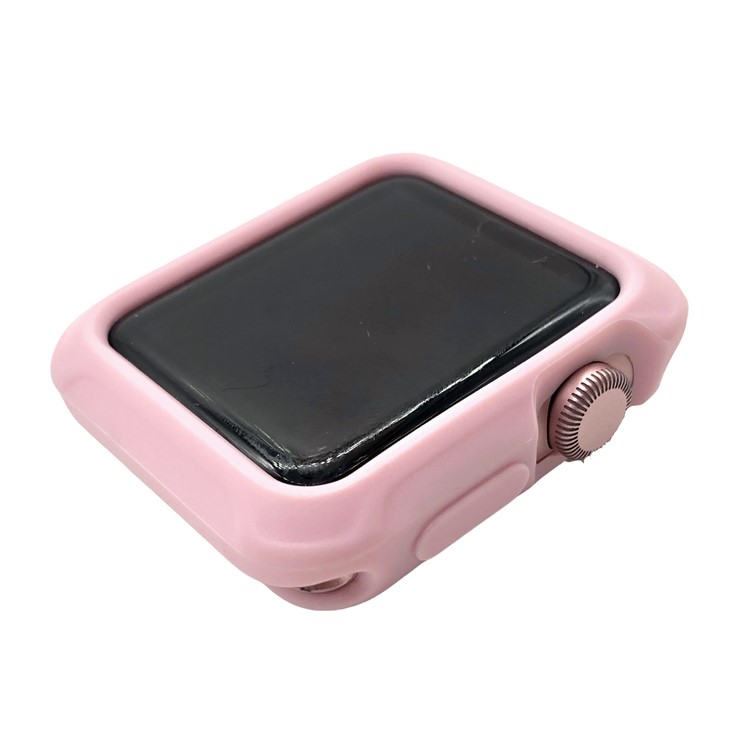 Case Protetora de TPU Suave Para a Série Apple Watch 3/2/1 38mm - Rosa-7