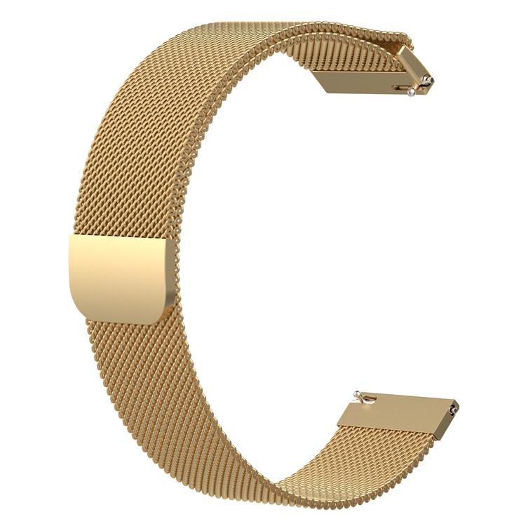 Luxury Milanese Stainless Steel Magnetic Watch Strap Replacement for Samsung Galaxy Watch 42mm - Gold-3