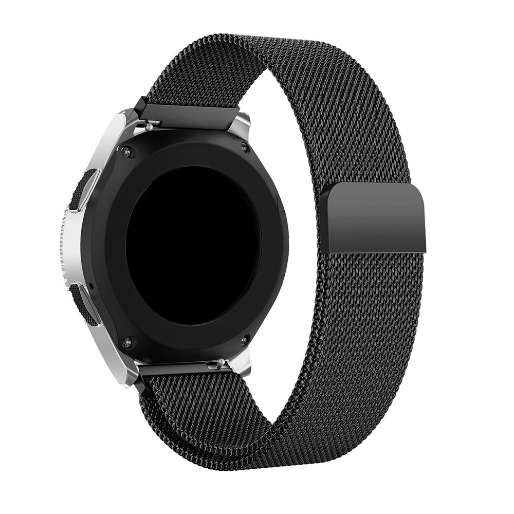 Luxury Milanese Stainless Steel Watch Band Part for Samsung Galaxy Watch 46mm - Black-4