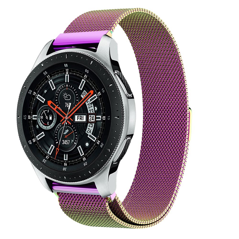 Luxury Milanese Stainless Steel Watch Band Wrist Strap Replacement for Samsung Galaxy Watch 46mm - Multi-color-1