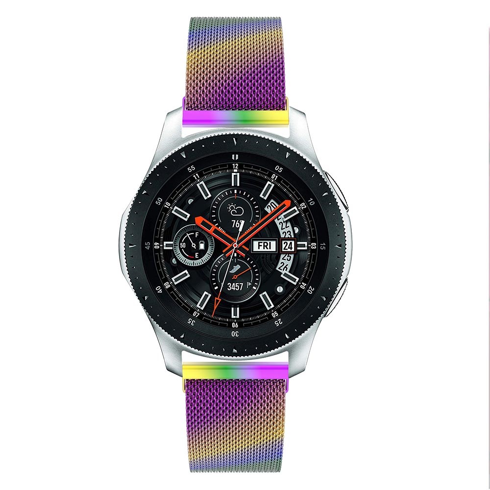 Luxury Milanese Stainless Steel Watch Band Wrist Strap Replacement for Samsung Galaxy Watch 46mm - Multi-color-4