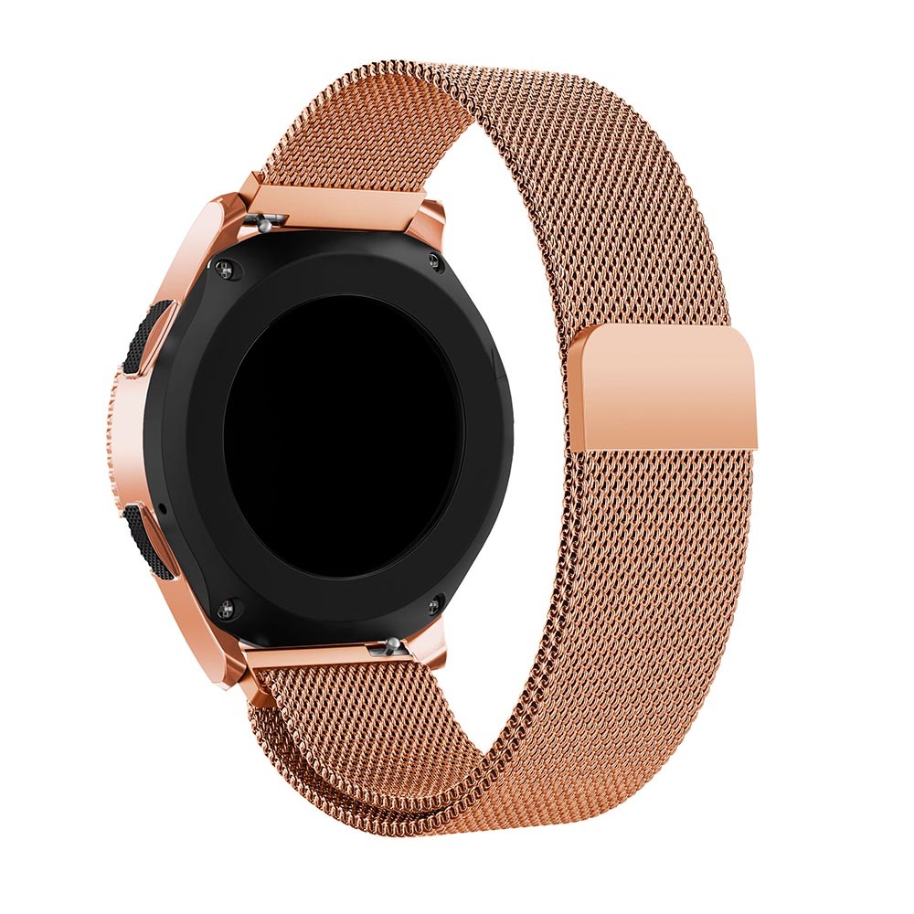 Milanese Stainless Steel Magnetic Watch Strap for Samsung Galaxy Watch 42mm - Rose Gold-5