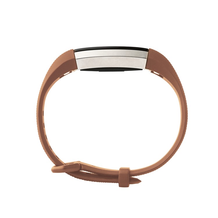 Flexible TPU Wristwatch Band for Fitbit Alta HR - Size: S / Khaki-3