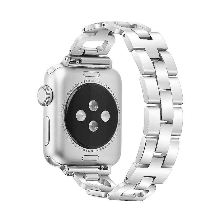 Stainless Steel Watch Band Bracelet for Apple Watch Series 4 44mm / Series 3 2 1 42mm - Silver-1