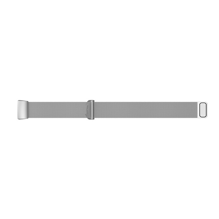 Luxury Milanese Metal Magnetic Watch Band for Fitbit Charge 3 - Size: S / Silver-5