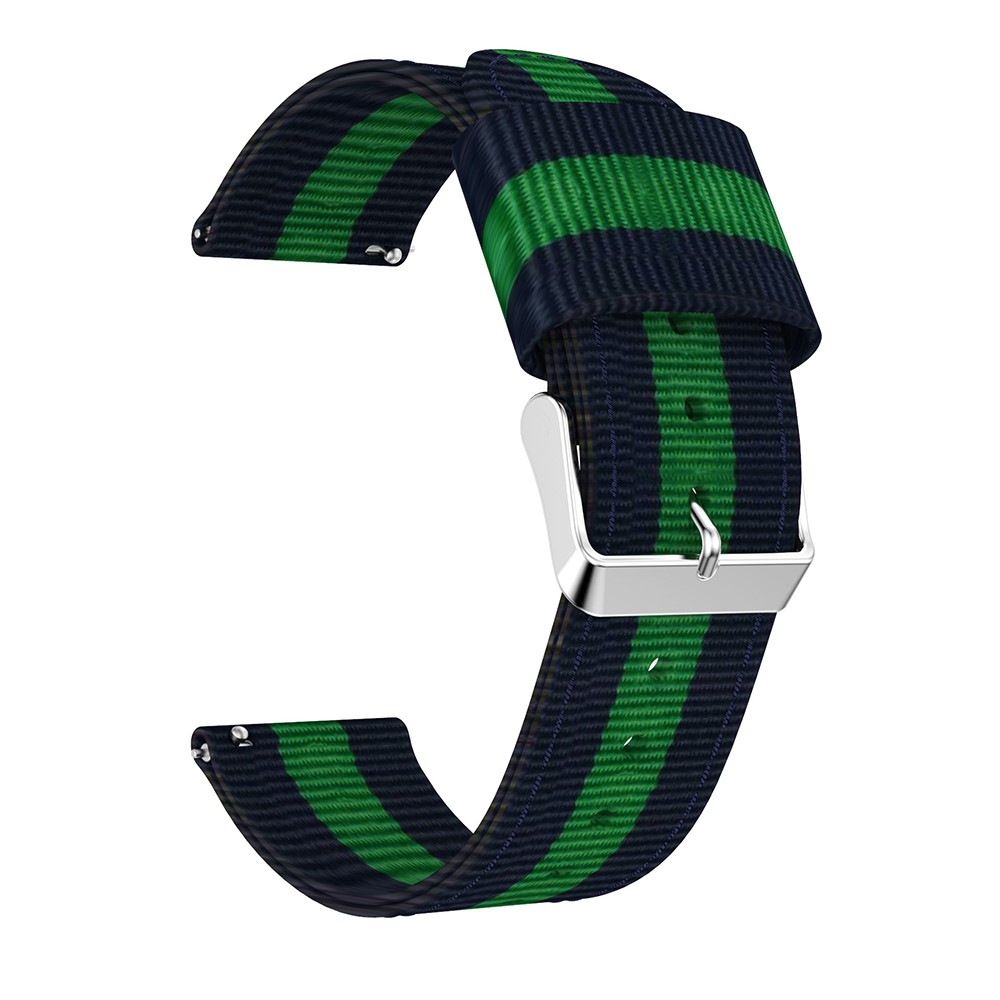 Adjustable Nylon Replacement Watchband Strap Replacement for Samsung Galaxy Watch 46mm, Width: 22mm - Blue / Green-1
